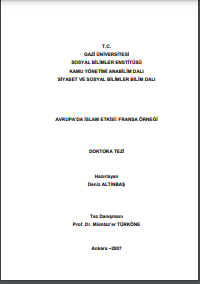 Avrupada- İslam etkisi -Fransa örneği 